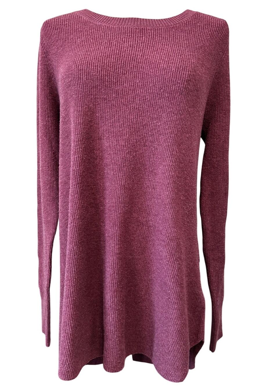 New NATURAL REFLECTIONS CABELA'S Cozy Time Rib Long-Sleeve Tunic Sweater Size S